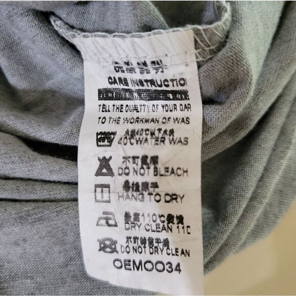 Lucky Red White Stripe Colorblock Long Sleeve Blouse Top - Picture 12 of 13